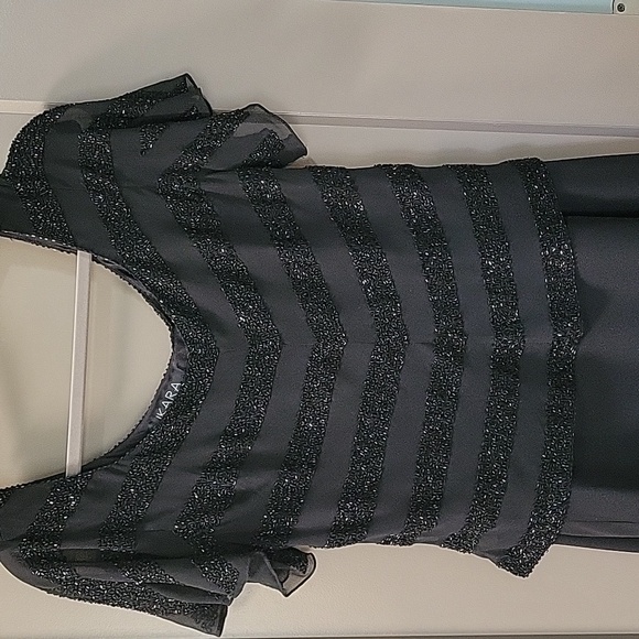 JKARA sequined chiffon dress - Picture 3 of 9